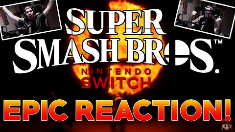 Super Smash Bros Nintendo Switch Reveal INTENSE REACTION *Headphone Warning*