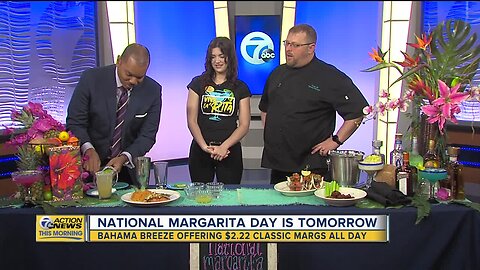 Bahama Breeze selling $2.22 classic margaritas tomorrow