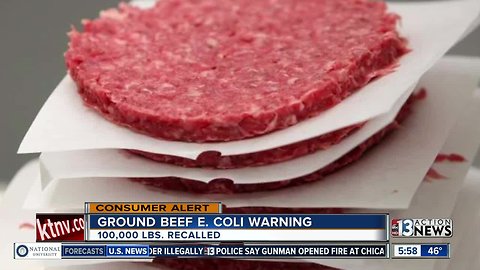 Ground beef being recalled