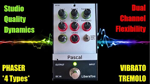 PASCAL - Dual-Channel Phaser/Tremolo/Vibe