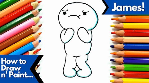 How to draw and paint James: how to draw your favorite character with ease