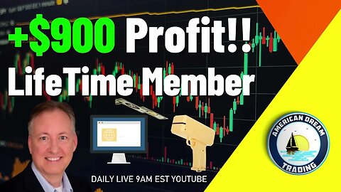 Insane +$900 Profit Lifetime Member Stock Market