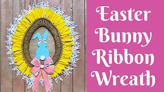 Easy Wreath Tutorial | Farmhouse Easter Wreath | Dollar Tree Egg Wreath | Easy Easter Wreath