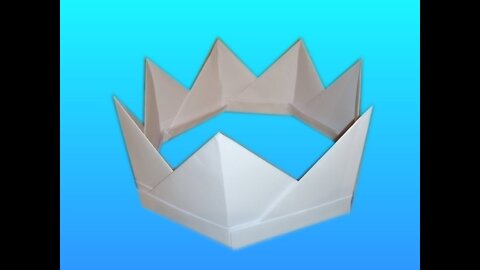 Paper CROWN How to make origami