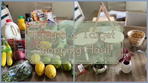 KROGER GROCERY HAUL | TARGET SPRING DECOR HAUL!