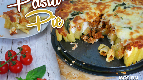 Delicious pasta pie recipe