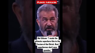 Mel Gibson talks about Passion