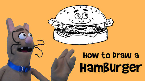 How to Draw a Hamburger