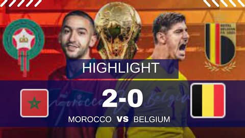 BELGIUM VS MOROCCO Extended GOALS and HIGLIGHTS!!!