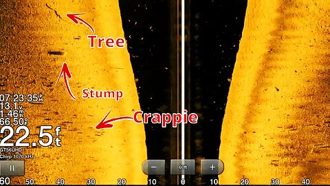 How to use Side Imaging to Find Crappie in the summer