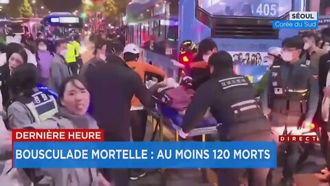 Bousculade mortelle en Corée du Sud au moins 120 morts