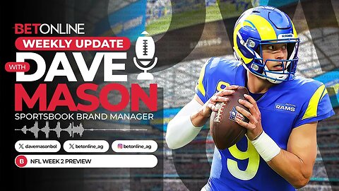 75% Of Action On Chiefs to Cover Against Jags on Week 2 | BetOnline Weekly Update with Dave Mason