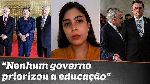 Tabata Amaral: "Nenhum governo brasileiro priorizou a educação"