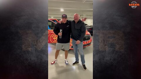 Stevewilldoit gives Dana White a custom Maybach Howler Head van