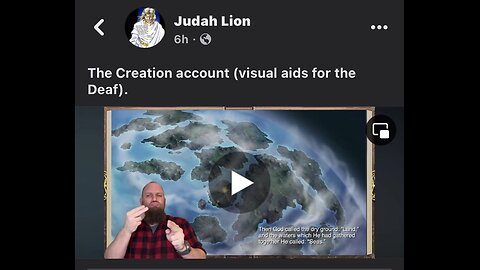 ASL Biblical creation with visual aids