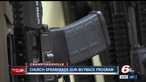 Indiana church to trade gift cards for semi-automatic guns during buyback event