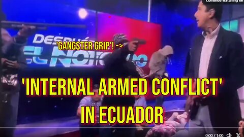 Ecuador In State Of 'Internal Armed Conflict' - Criminal Cartels Wreaking Havoc In Major Cities!