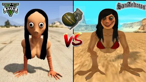 GTA V MOMO Vs GTA San Andreas MOMO - Drop test