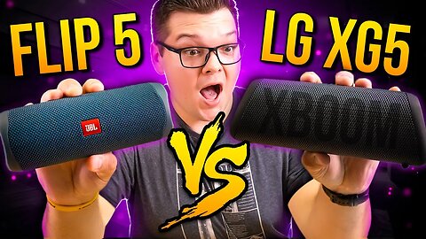 JBL FLIP 5 vs LG XBOOM XG5 | COMPARATIVO COMPLETO!