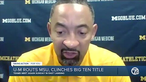 Isaiah Livers after Michigan clinches Big Ten: "I want the natty"