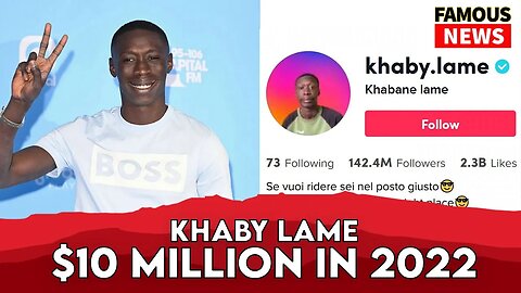 Khaby Lame Made $10 Million This Year 2022 | Famous News