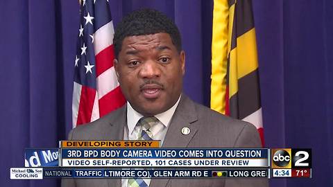 Third body-worn camera video found regarding questionable activity with Baltimore Police