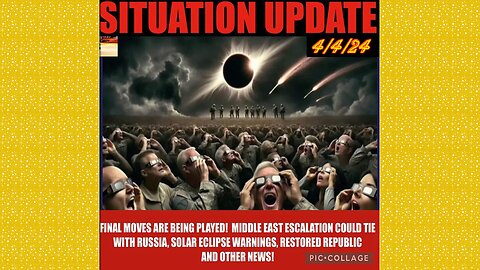 SITUATION UPDATE 4/4/24 - Covid-19/Jabs/Plan-Demics, Global Financial Crises,Cabal/Deep State Mafia