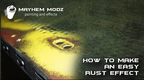 painting rust effects