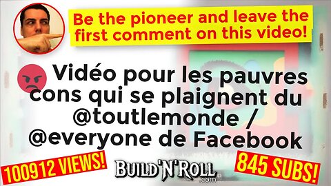 😡 Vidéo pour les pauvres cons qui se plaignent du @toutlemonde / @everyone de Facebook