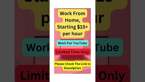 Youtube is hiring, Work From Home Starting From $15+per hour