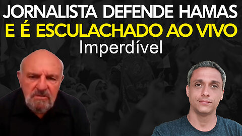 Imperdível! Especialista esculacha jornalistas ao vivo por defenderem o Hamas