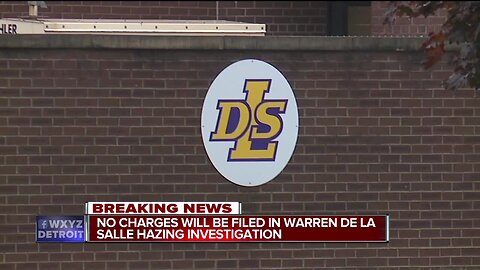 No charges will be filed in Warren De La Salle hazing investigation