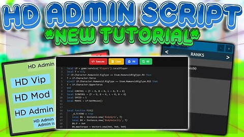 *NEW* How To Use HD Admin Script [FREE]