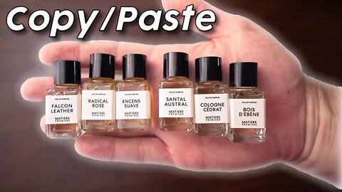 What happens when you copy/paste a fragrance line. Matiere Premiere overview