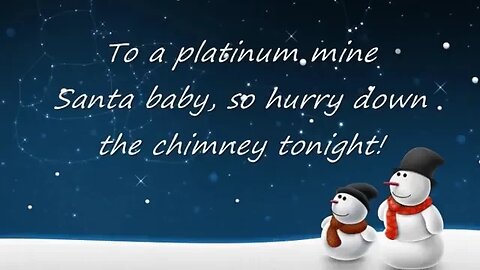 Santa Baby Kylie Minogue LYRICS 480p