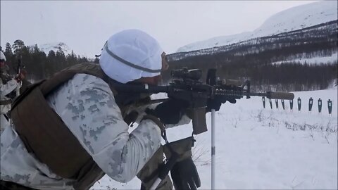 Marines Conduct Cold Weather Training in Norway - Exercise Cold Response 22