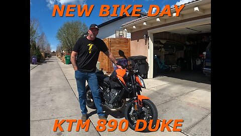 New Bike Day! KTM 890 Duke first impressions.