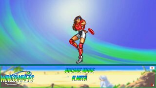 Windjammers 🥏 : Arcade Mode - H.Mita 🇯🇵