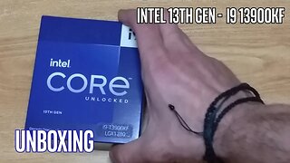 Intel i9 13900kf UNBOXING