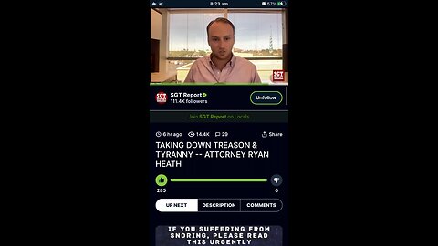 SGT Report : taking down treason, tyranny: attorney Ryan Heath