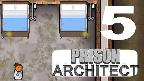 Let's Play Prison Architect part 5 - Settling In (Prison 1 alpha 21c)