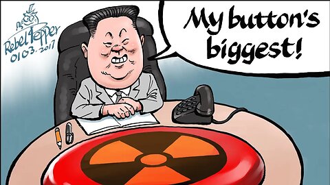 Funny cartoons about Kim Jong Un and his missiles