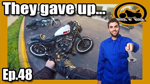 Mechanics Give Up on Harley Sportster - BNB Motovlog Ep.48