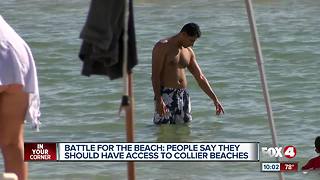 Local and state governments battle over beach access