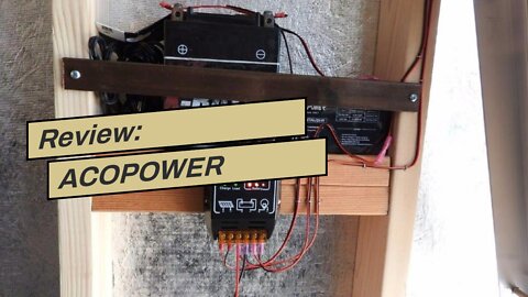 Review: ACOPOWER HY010-12M 10 Watt 10W Mono Solar Panel for 12V Battery Charging RV Boat, Off G...