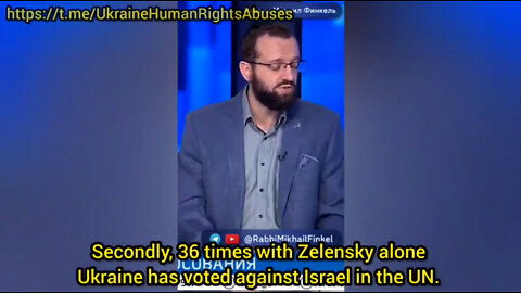 Israel stands with Russia - “36 times only under Zelensky, Ukraine voted against Israel in the UN”