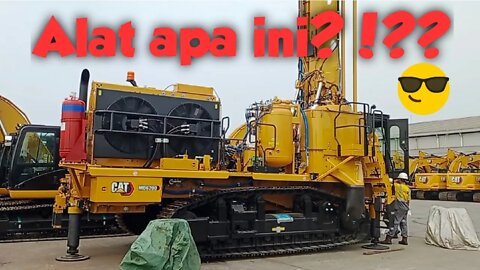 Alat Berat CAT MD6200 sedang cek pre-delivery