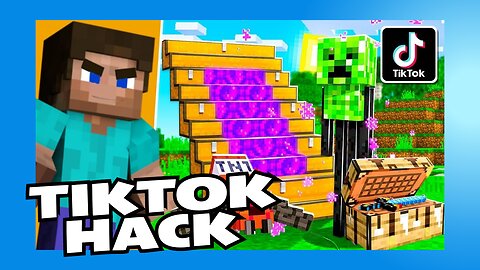 Viral and Best tiktok hack of minecraft 1.20 and 1.21 day 1