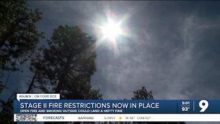 Stage 2 fire restrictions