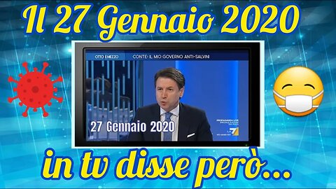 Conte : "Abbiamo affrontato la Pandemia senza libretto d'istruzioni!"